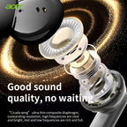 Auriculares Bluetooth | Auriculares Inalámbricos Acer OHR546, Marca Original, Decodificación Hi-Fi de Alta Definición, Sonido 3D Envolvente, Gran
