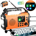 Radio de emergencia portátil | Camping supervivencia y cortes de energía