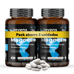 Pack 2x Magnesio Complex 4 en 1 - Con Citrato, Bisglicinato, Malato y Taurato – Sevens Nutrition
