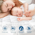 Protector Colchón 150 Impermeable 150 x 200 Transpirable y Ajustable | Protector de Colchón 150 x 200 cm contra Líquidos y Manchas | Cubre Colchón 150 x 200 Impermeable