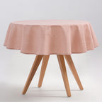 Mantel liso antimanchas impermeable suave y resistente, uso diario mesa salón o exterior cuadrada, rectangular, redonda, estilo mediterráneo para el hogar y exterior