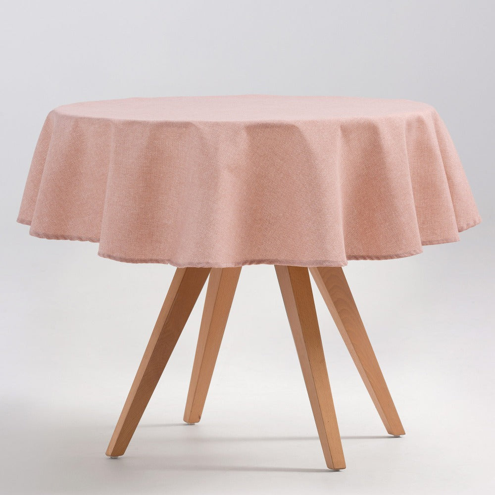Mantel liso antimanchas impermeable suave y resistente, uso diario mesa salón o exterior cuadrada, rectangular, redonda, estilo mediterráneo para el hogar y exterior