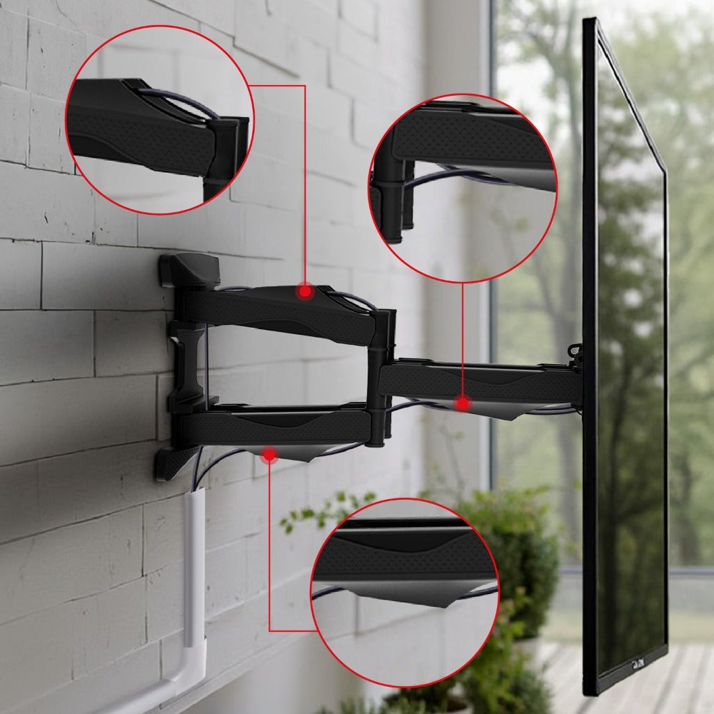 Soporte de TV Universal de 26-70 Pulgadas Maclean MC-781 Negro Hasta 45Kg