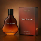 Everlyx - Perfume Temperature para hombre by Reyes Queens 50ml Eau De Parfum Con Aroma Amaderado Y Cálido - Notas De Salvia, Jengibre, Ámbar Y Vainilla - Fragancia Intensa Para Hombres Modernos Y Seguros