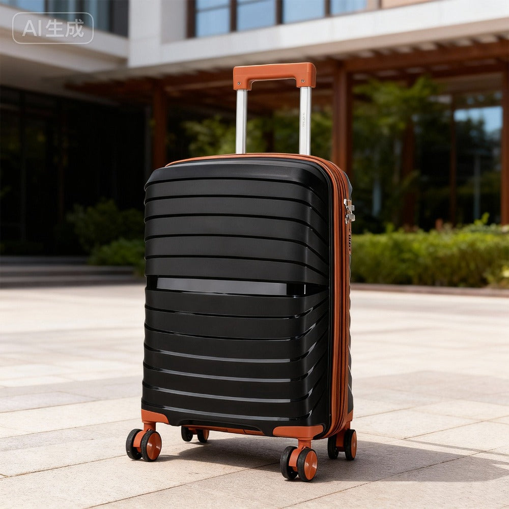 Maleta de 20" 100% PP para todos los viajes | Resistente a pisotones y no deformable | Espacio expandible | Aprobada por aerolíneas como equipaje de mano | Versátil para viajes y un regalo perfecto y considerado para todas las ocasiones