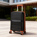 Maleta de 20" 100% PP para todos los viajes | Resistente a pisotones y no deformable | Espacio expandible | Aprobada por aerolíneas como equipaje de mano | Versátil para viajes y un regalo perfecto y considerado para todas las ocasiones
