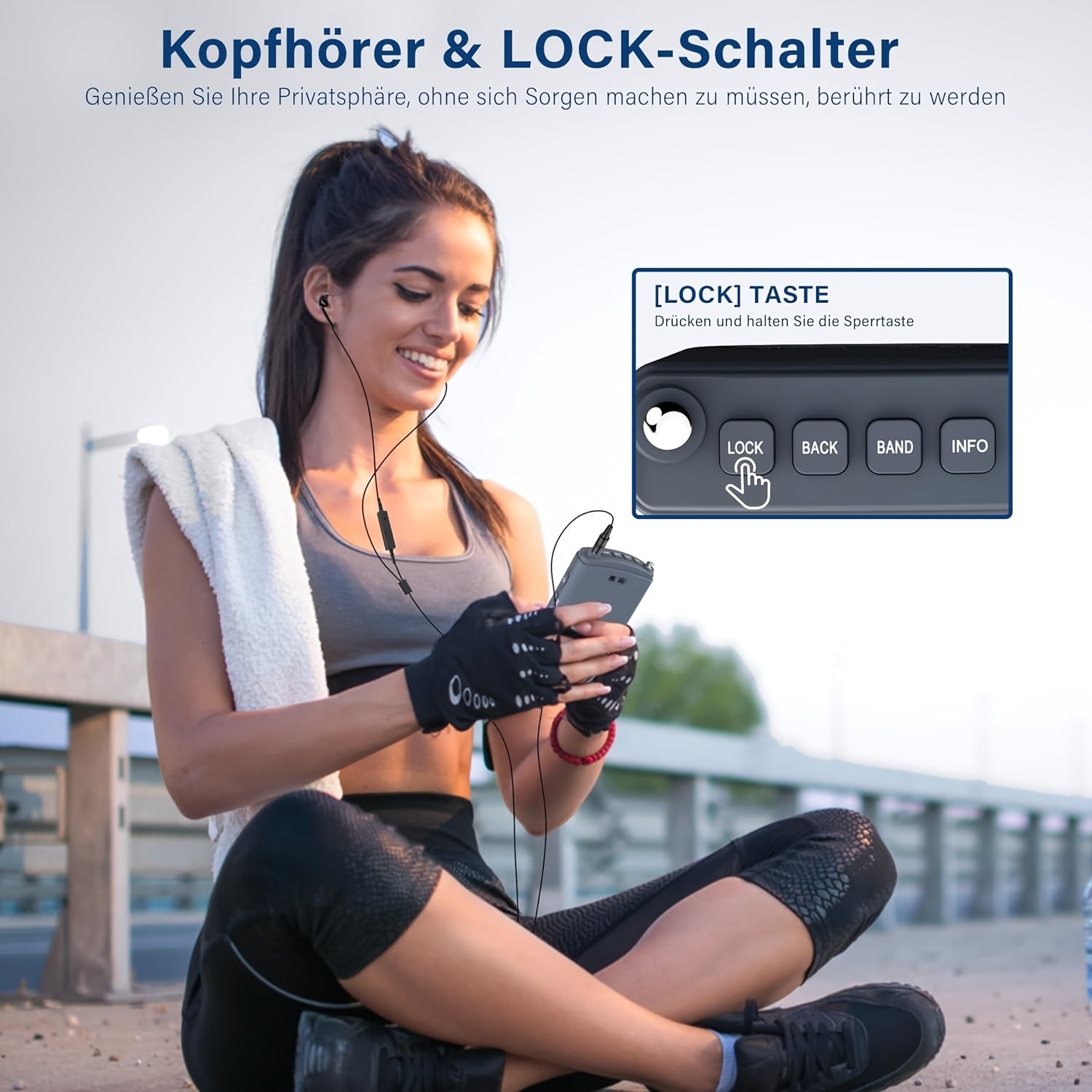 Auricular Bluetooth ligero portátil | Llamadas trabajo viajes y uso diario
