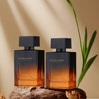 Dos perfumes para hombre de 50ml, perfumes de madera envasados individualmente, con un rollo de perfume de 3ml gratis, caja de regalo de perfume, colonia para hombre, fragancia de larga duración, asequible, adecuado para ocasiones de citas