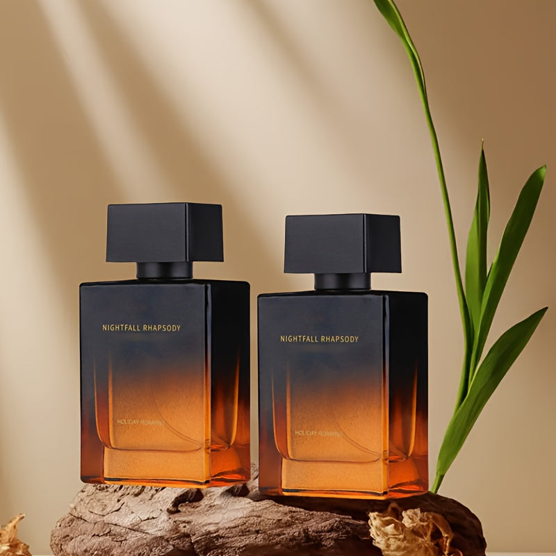 Dos perfumes para hombre de 50ml, perfumes de madera envasados individualmente, con un rollo de perfume de 3ml gratis, caja de regalo de perfume, colonia para hombre, fragancia de larga duración, asequible, adecuado para ocasiones de citas