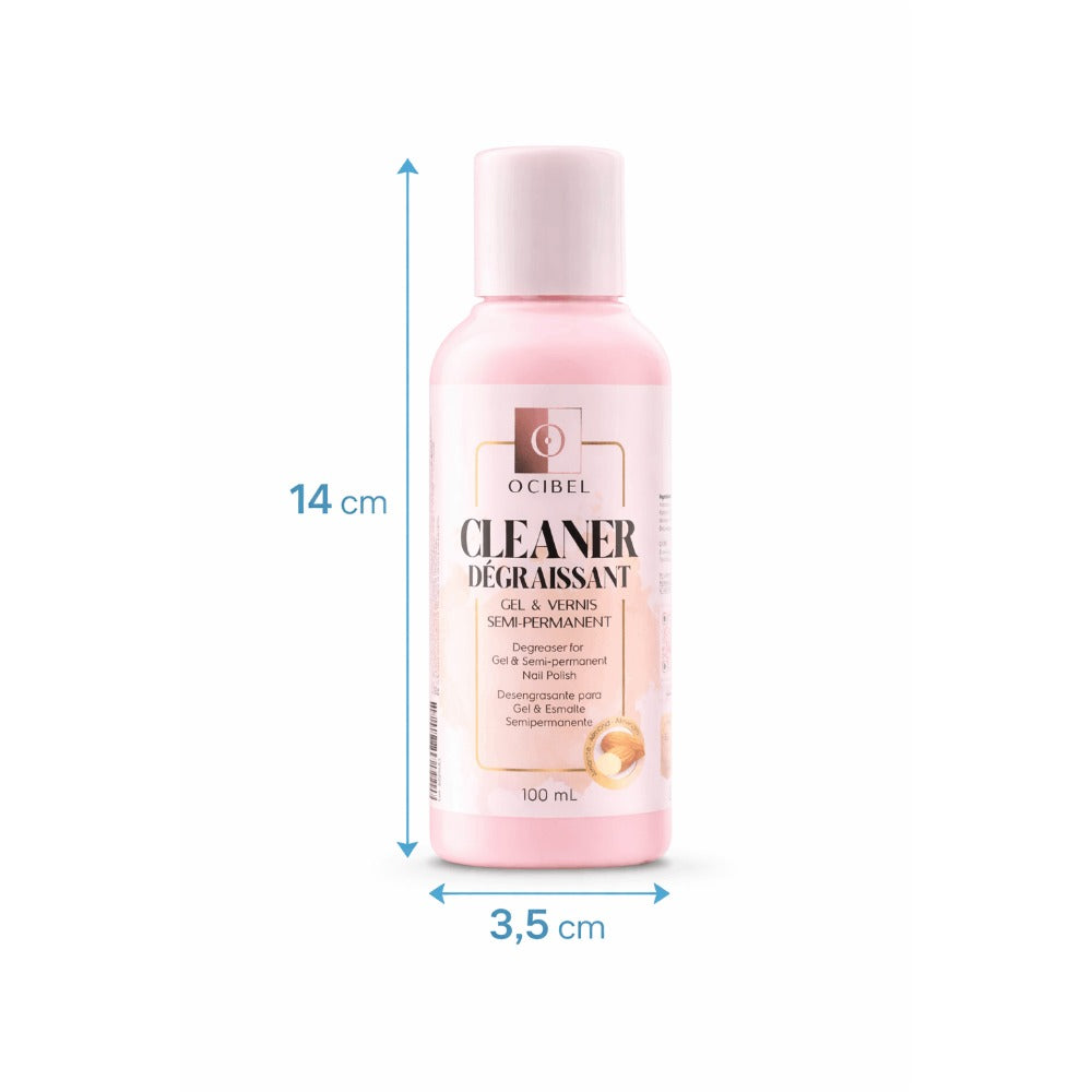 Limpiador de Uñas de Almendras 100ml - Gel Desengrasante, Semi-Permanente, Preparación de Uñas, Limpiador de Residuos, Brillo de Uñas, Manicura Profesional