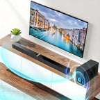 Barra de sonido con subwoofer, barra de sonido para Smart TV, barras de sonido inalámbricas 5.0, graves profundos, sistema de audio para TV con ARC/Opt/AUX para sonido de cine en casa mejorado, altavoz con control remoto por infrarrojos