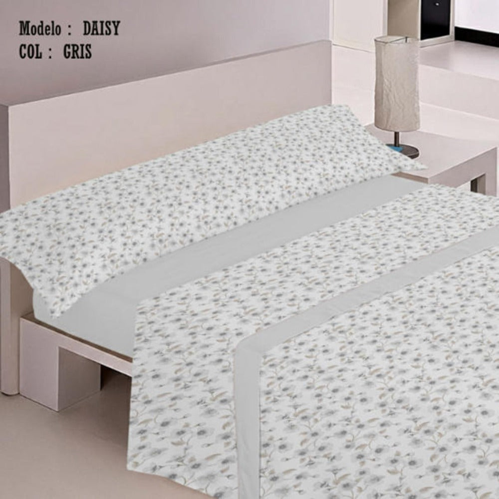 Juego de Sábanas Estampadas Para Cama 90,Cama 105,Cama 135,Cama 150 ,Juego de Cama Confortable de Tacto Suave 3Piezas(1Funda de Almohada 1Sábana Encimera 1Bajera Ajustable)