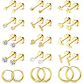 Pendientes de acero inoxidable para hombre | Diseño versátil para regalo y ocasiones especiales
