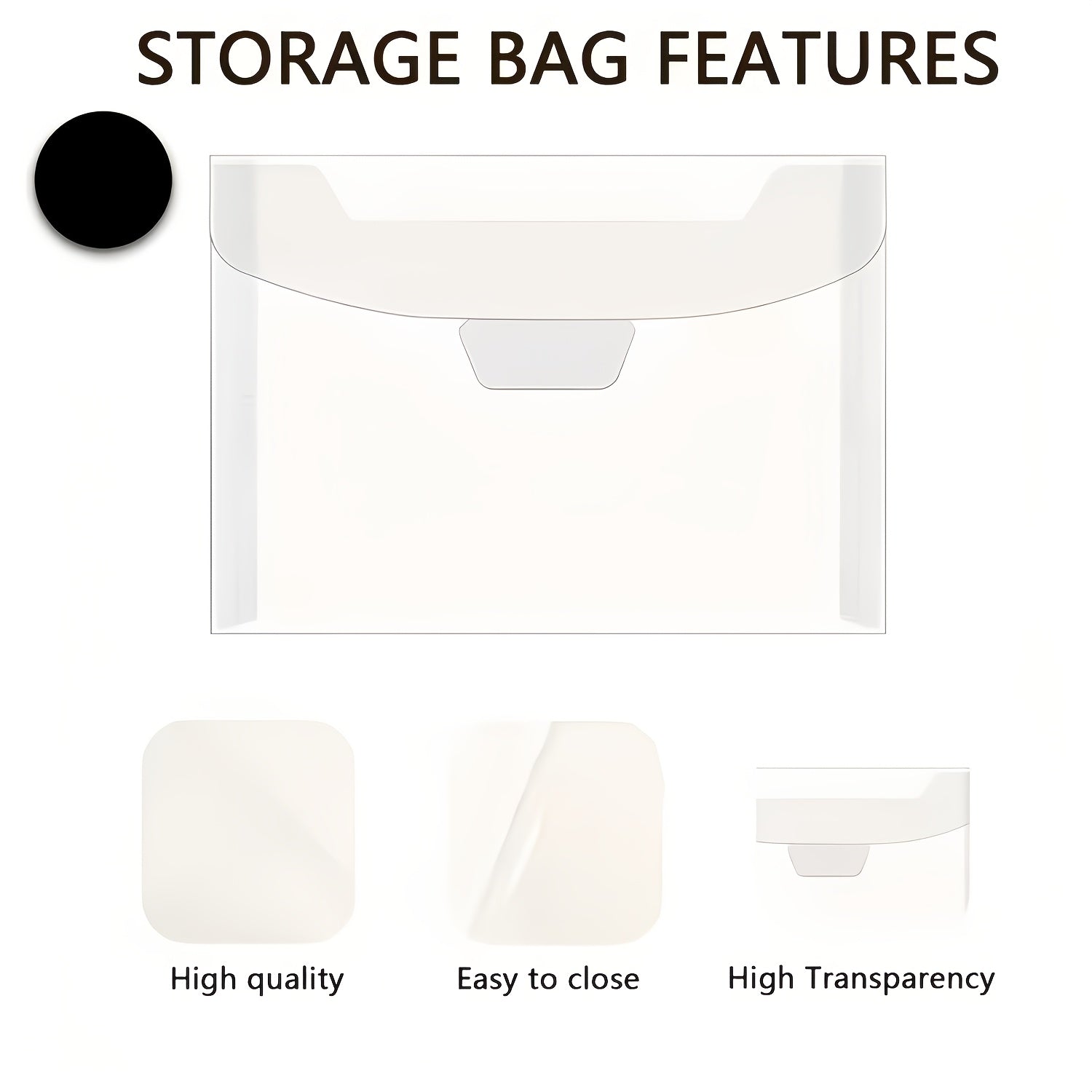 Bolsas de almacenamiento para 50/100 sellos y moldes con láminas magnéticas de goma, con una grosor de 0.5 mm. Estos sobres transparentes, que miden 19 x 14 cm, son ideales para organizar artículos hechos a mano y son perfectos para manualidades y artes.