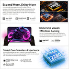 Tabletas Android | TECLAST T65 Tablet 13.4" Inch, Top Gaming 120Hz Tablet Unisoc T7280 Octa-Core 2.2GHz CPU, Android 16 Max 20GB(6+14/8+12) RAM