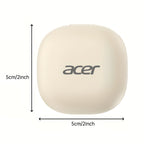 Auriculares Bluetooth | ["Acer Oficial Original"] Auriculares Inalámbricos TWS Bajos Profundos Estéreo + Reducción de Ruido en Llamadas, Batería