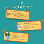 Céspedes - Hongos adaptógenos (Cordyceps, Chaga, Pelo de León) - Sabor a café, Nota de cacao - Naturalmente dulce - Sabor estable e intenso