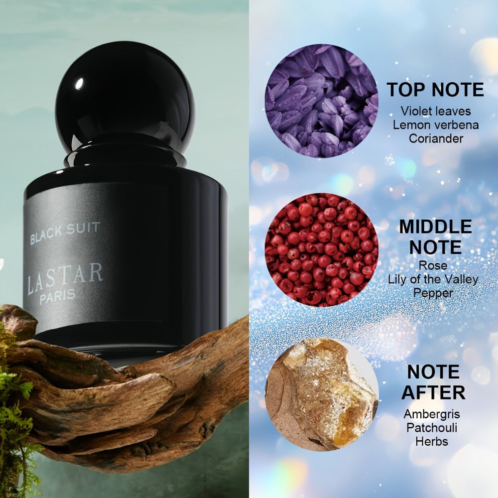 Colonia de feromonas para hombre, 1 botella, perfume de verano para hombre, con vainilla, pachulí y flor de azahar, enmascara el sudor corporal y los olores desagradables. Adecuada para eventos formales, colonia para el Día del Padre, regalo de Navidad, 3