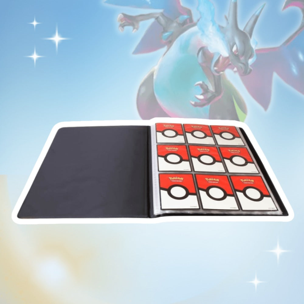 Pokémon ME02 - Portafolio de 9 Bolsillos - Carpeta Oficial de Coleccionista para Almacenamiento Seguro de Cartas de Pokémon, Ideal para Coleccionistas y Jugadores