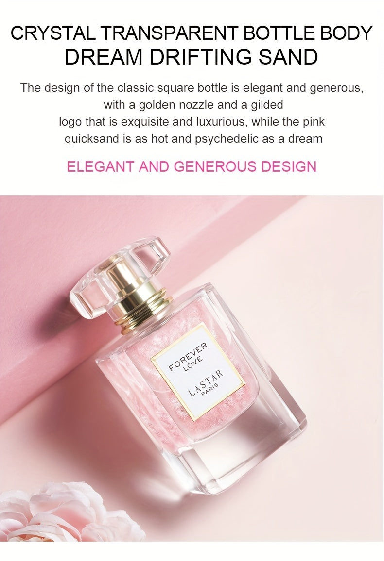 2 Frascos Perfume Floral Dulce para Mujer 55ml x2, Fragancia Clásica Frutal, Perfume de Larga Duración con Rosa, Jazmín, Vainilla y Pachulí, Botella Rosa, Perfume para Citas Mujer, Regalo de Halloween/Navidad/Festividades