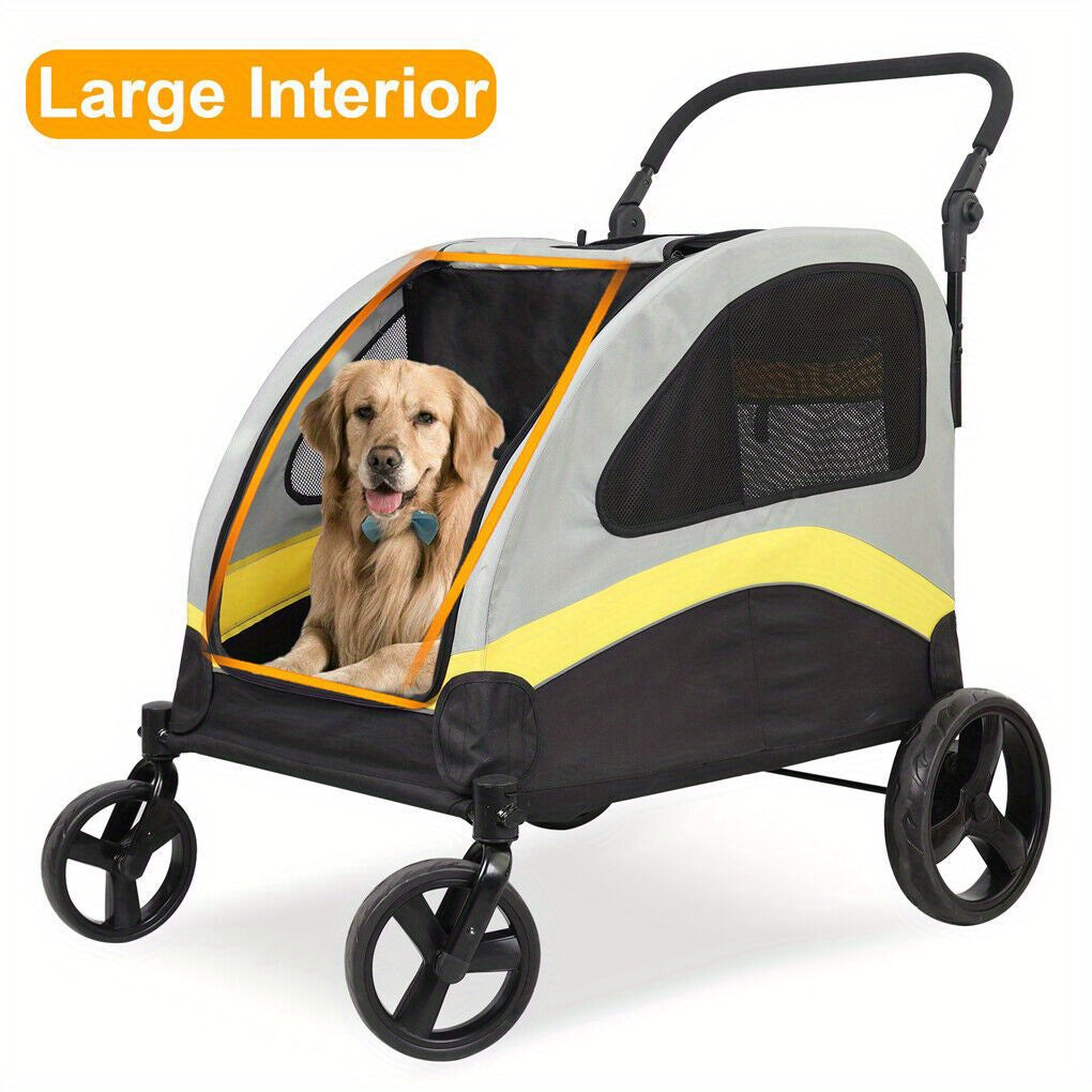 Cochecito plegable para perros para paseos y viajes con mascotas
