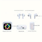 Auriculares Bluetooth | Auriculares traductores AI con traducción permanente gratuita en 144 idiomas, traducción en tiempo real, sonido HD