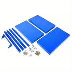 Almacenamiento de herramientas, carrito de garaje resistente, taller, estante de ruedas de 3 niveles, azul, estantes utilitarios