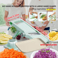 Cortador Profesional de Verduras de Acero Inoxidable, Rallador Ajustable - Accesorios de Cocina para Cebolla y Papa, Herramienta Práctica para Cocinar y Saltear Rápido en Fiestas, Regalos de Navidad y Halloween
