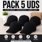 PACK DE 5 GORRAS