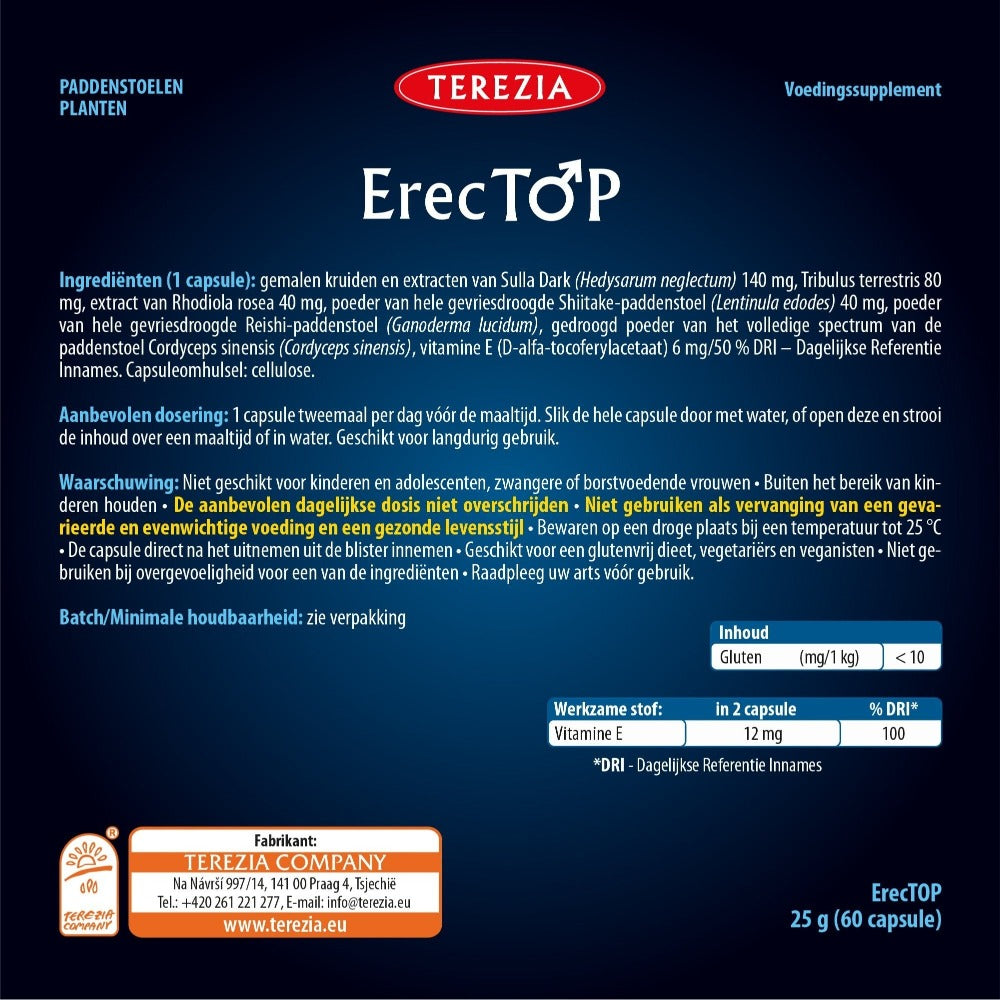 ErecTOP 60 cápsulas