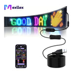 Pantalla de luz LED inteligente de píxeles programable, luces de píxeles USB que se pueden controlar a través de una aplicación, perfectas para crear animaciones de texto, adecuadas para la decoración del hogar, proyectos artísticos, espacios de juegos y