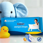 Toallitas Dodot Dermo Active Para Bebé. 628 Toallitas - 12 Pack De 52 Unidades