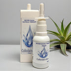 Spray Nasal de Plata Coloidal para la Nariz Escurridiza – Terapia Natural con 20ppm de Plata, Alivia los Síntomas, Mejora la Respiración, Elaborado con Ingredientes Naturales