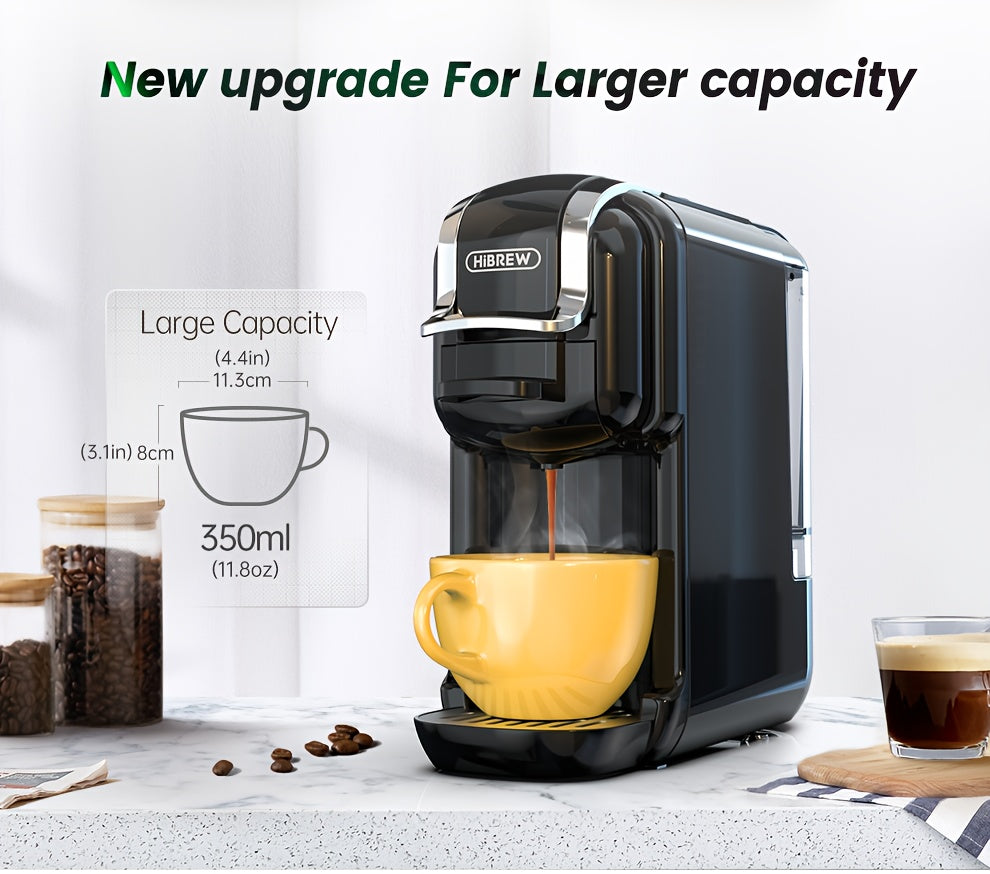 Cafeteras de cápsulas | Cafetera HiBREW 5 en 1 para cápsulas múltiples, café caliente/frío, DG Cappuccino Nes, para cápsulas pequeñas ESE Pod y
