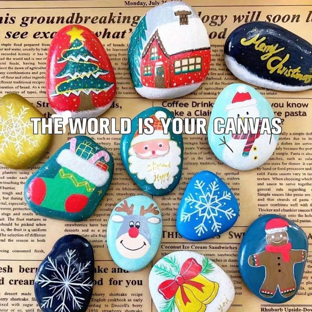 Rotulador de 168 colores con punta de pincel suave, ideal para usar en roca, madera, lienzo, piedra, vidrio y cerámica - Punta anti-compresión para una aplicación suave - Perfecto para manualidades, regalos navideños y proyectos artísticos