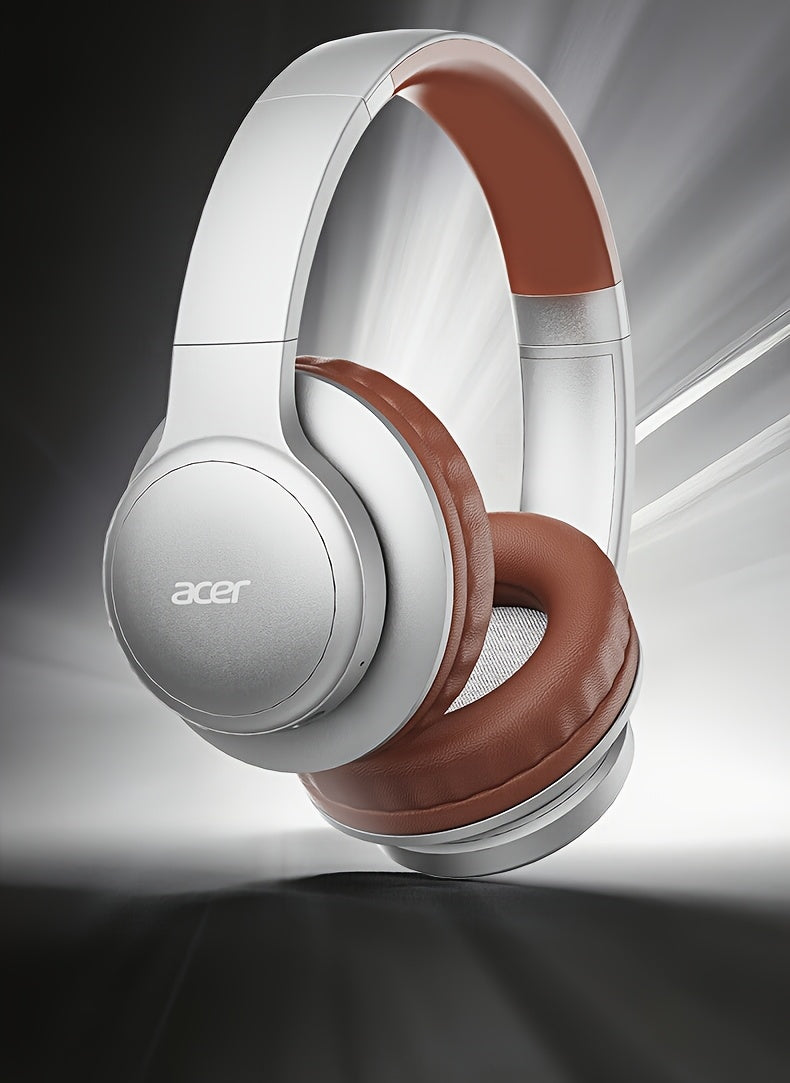 Auriculares Bluetooth | [Producto Oficial Acer] Auriculares Over-Ear Acer OHR559 OWS con Sonido Envolvente ACS, Bajos Potentes, Batería de Larga
