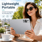 Tablet | Tableta UXD A5 Android 15, equipada con accesorios relacionados, 16 GB de RAM (8 GB + 8 GB ampliable), 512 GB de ROM ampliable hasta 1
