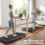 Andador para debajo del escritorio, operación conveniente con control remoto, pantalla LED, no requiere instalación, adecuado para fitness en casa, relajación en la oficina, sin batería