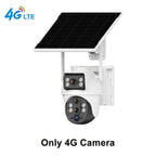 Cámara de Seguridad Exterior XIAOVV: Ofrece Versiones WiFi 2.4G o 4G LTE; Cámara PTZ con Zoom de 10x | Carga Solar | Rotación Horizontal de 355° y Rotación Vertical de 90° | Detección de Movimiento con IA, Área de Detección, Audio Bidireccional, Almacenam