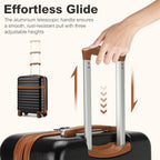 3 piezas de Conjunto de Maleta Trolley Equipaje de Mano Maleta de Viaje Maleta de Viaje de Caja Dura ABS + PC con 4 Ruedas Candado TSA Conjunto de Maleta Incluye 1 Mochila de Viaje y 1 Bolsa de Aseo Regreso a la Escuela Regalo de Vacaciones