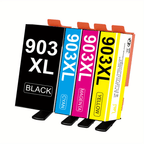 Cartucho de tinta | 4 Pack 903XL Multipack de cartuchos de impresora compatibles con HP 903XL HP 903 para HP Officejet Pro 6970 6960 para