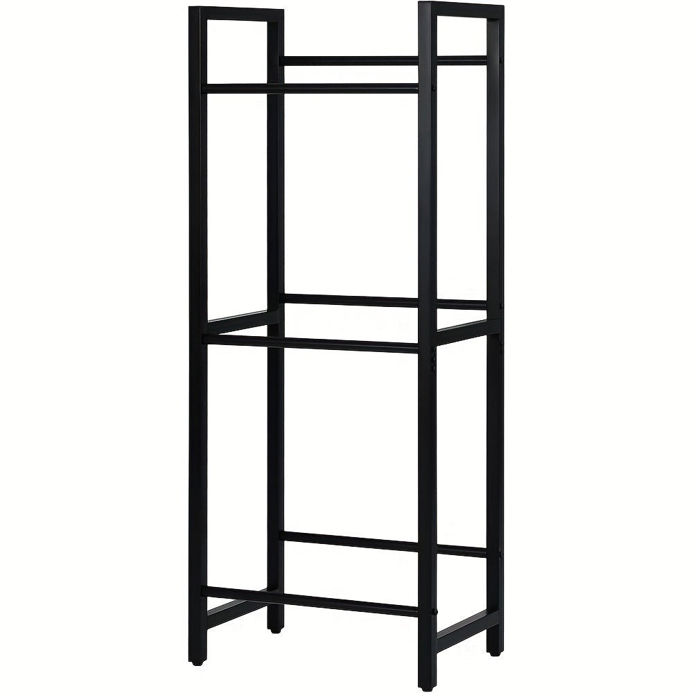 1pc Estante de Bebidas Metálico de Estilo Industrial de 3 Niveles - Ahorra Espacio, Antioxidante con Almohadillas Estables y Diseño de Ángulo de Inclinación, Perfecto para Encimera de Cocina y Almacenamiento en Armario, Estante de Almacenamiento de Cocina