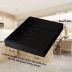 Organizador de Gabinete Extensible con Película Adhesiva, Ancho Ajustable 31cm a 52cm, Cajón Metálico Duradero para Cocina, Despensa y Baño, Mecanismo de Deslizamiento Suave, Fácil Instalación, Oferta Especial Devesanter HOT 2025 - Blanco y