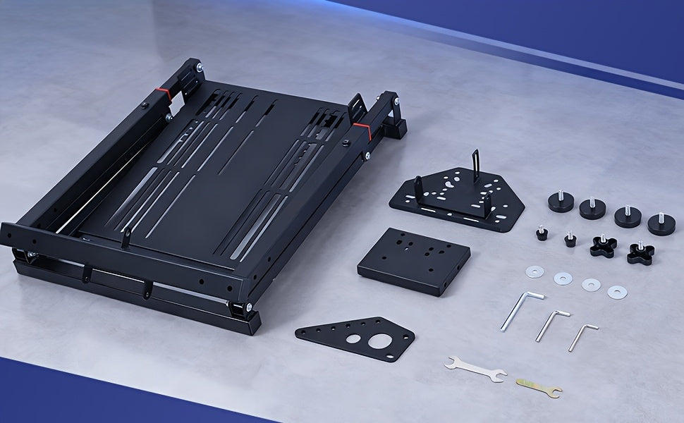 Soportes para volante de carreras | Soporte Plegable para Volante de Carreras Simulador de Volante Estructura Triangular Soporte para Logitech