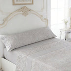 Juego de ropa de cama (Sábana ajustable, Cubrecama, Funda de almohada) | Juego de sábanas estampadas de 3 piezas | Primavera/Verano | Múltiples estilos | Tejido suave | 180cm - Múltiples tamaños disponibles