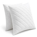 KGS Lote de 2 Cojines Cerrados 60X60Cm con Espuma Viscoelástica, Cojín Cuadrado Anti-Acaridos y Anti-Alérgico PROMOLINGE