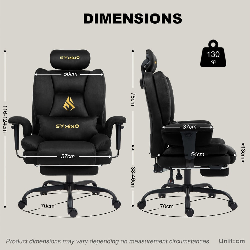 Sillón Sofá para Juegos, Silla de Gamer, Sillón Sofá Ergonómico con Piel Sintética de Pelo Largo