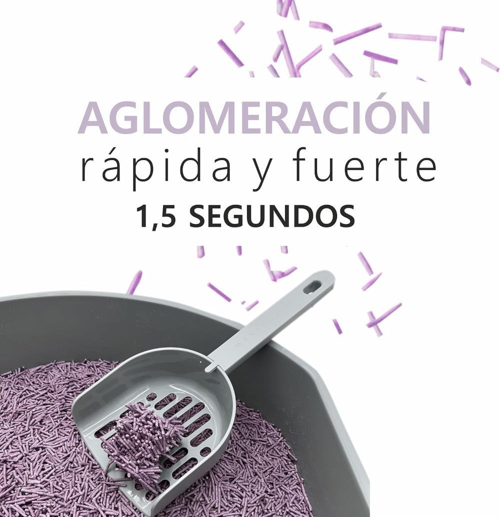 La arena para gatos se aglomera en segundos Arena para gatos para plantas Arena para gatos desodorizante, libre de polvo y sin mezclar Suministros para mascotas fáciles de almacenar