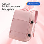 Mochila de Viaje para Cabina de Avion 45x30x20 para Vuelo Barato Equipaje de Mano y Espaciosa con Compartimento para Zapatos y Mochila Antirrobo Multifuncional para Viajes 2210.