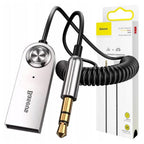 Adaptador de audio Bluetooth 5.0 Baseus USB - AUX, conexión de audio inalámbrica, negro, alta calidad, compatible con la mayoría de los dispositivos.